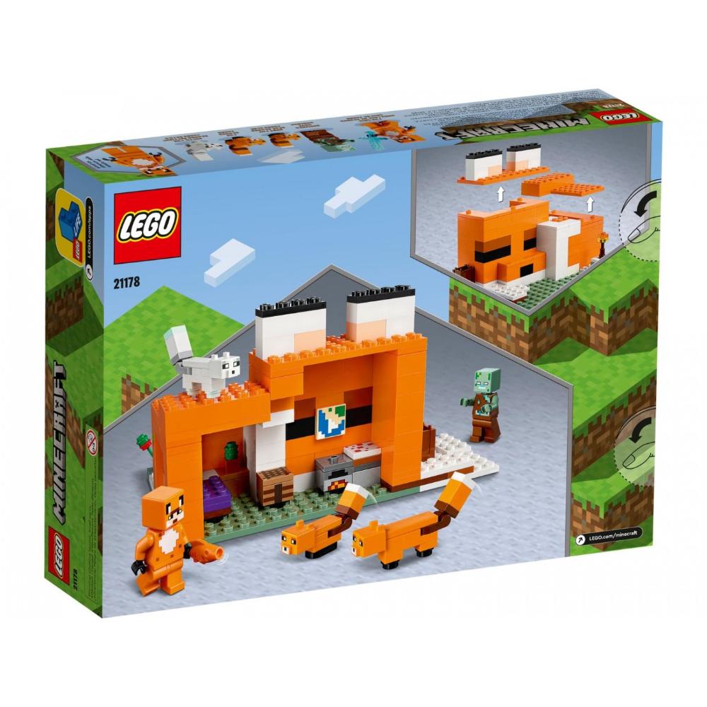 21178 Lego Minecraft Fox Η Καλύβα Των Αλεπούδων