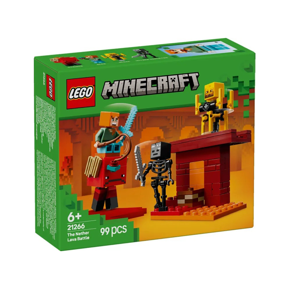 Lego21266 Lego Minecraft The Nether Lava Battlepapell.gr