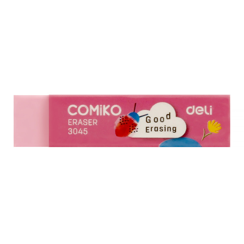 Deli Γόμα Comiko 60X15X15mm 4 Χρώματα