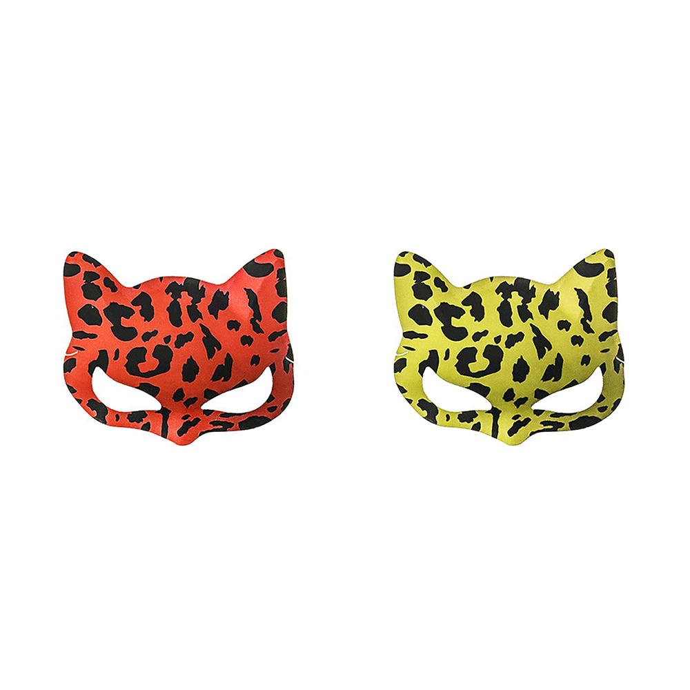 CarnavalistaΜασκα Γατα Animal Print 17.5X13Cm 2 Χρωματαpapell.gr