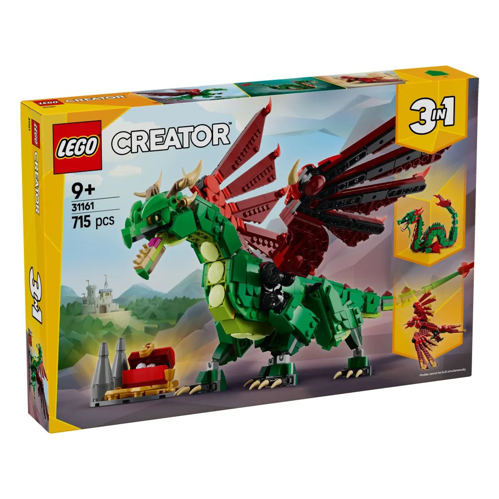 Lego31161 Lego Creator 3in1 Medieval Dragonpapell.gr