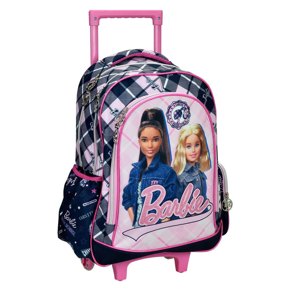 Gim Τσάντα Trolley Δημοτικού Barbie Varsity