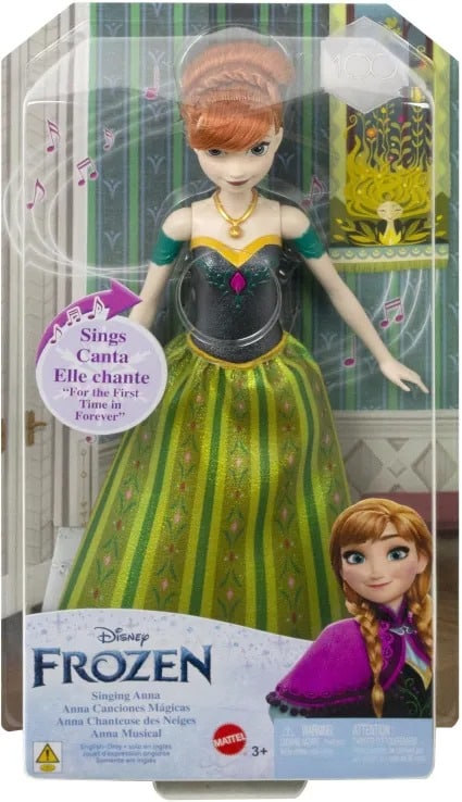 Mattel Frozen- Αννα Που Τραγουδαει Eng