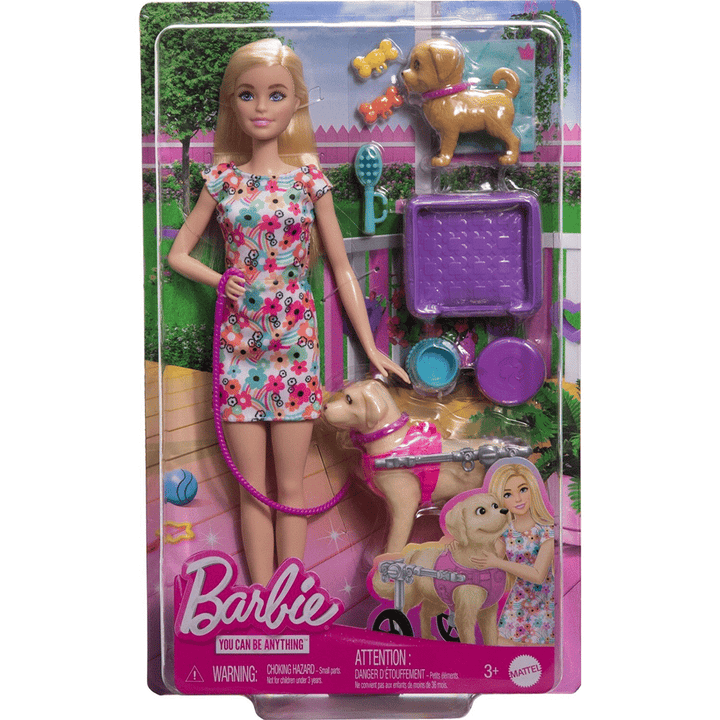 Mattel Barbie Κουταβaκια Με Αναπηρικo Αμαξiδιο