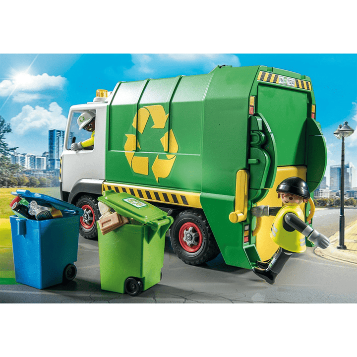 71234 Playmobil City Life Oχημα Συλλογης Ανακυκλοyμενων Απορριμaτων