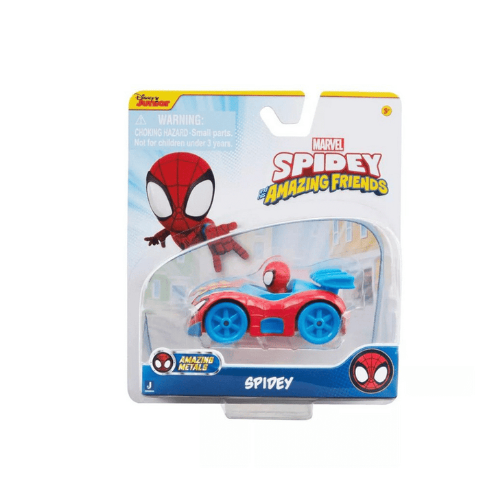 Spidey Μεταλλικο Οχημα 7.5Cm Με Φιγουρα Spidey