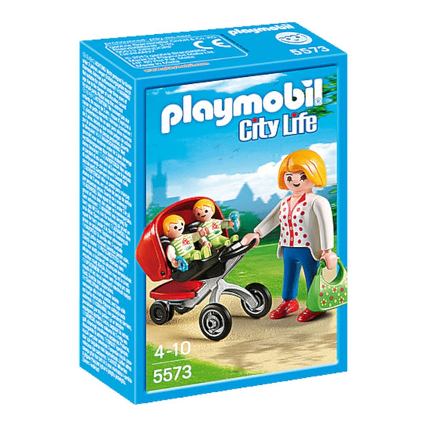 5573 Playmobil City Life Μαμά Με Δίδυμα/ Καροτσάκι