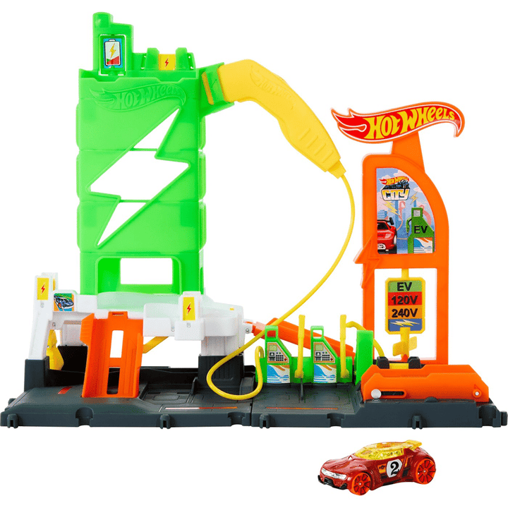 Mattel Hot Wheels City Super Recharge Fuel Station