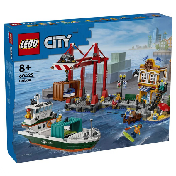 60422 Lego City Seaside Harbor With Cargo Ship