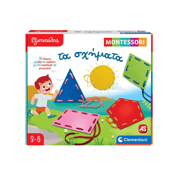 Εξυπνοyλης Εκπαιδευτικo Παιχνiδι Montessori Τα Σχhματα Για 3+ Χρονων