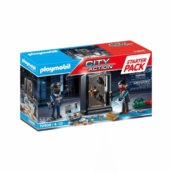 70908 Playmobil Starter Pack Συλληψη Διαρρηκτη Χρηματοκιβωτιου