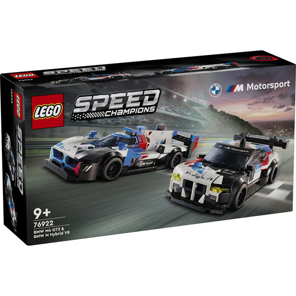 76922 Lego Speed Champions BWM M4 GT3 & BMW M Hybrid V8 Race Cars