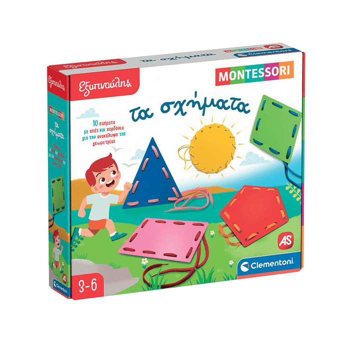 Εξυπνοyλης Εκπαιδευτικo Παιχνiδι Montessori Τα Σχhματα Για 3+ Χρονων