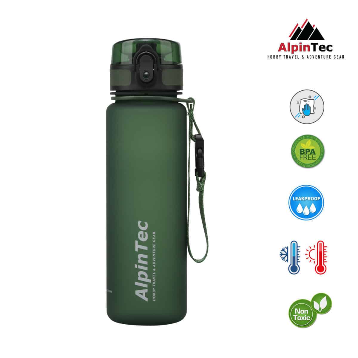 ALPINTECAlpintec Παγουρι D/Green 500Ml Bpa Freepapell.gr