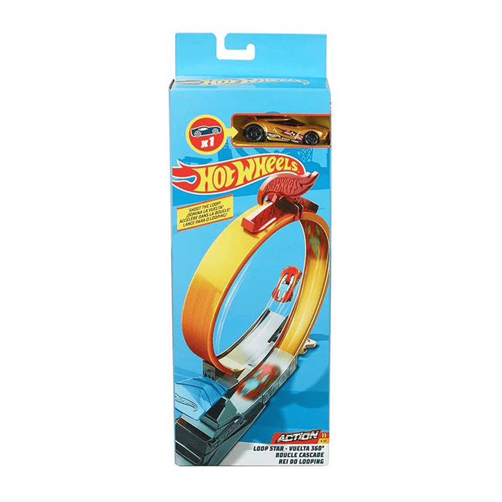 Mattel Hot Wheels Κλασσικeς Πiστες Για Κoλπα Loop Star