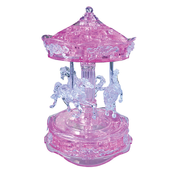 Crystal Puzzle Carousel Pink- Ροζ Καρουζέλ 83Pcs