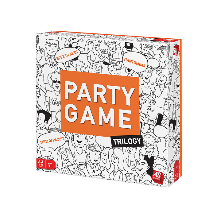 AS COMPANYAS Games Επιτραπέζιο Παιχνίδι Party Game Trilogy Για Ηλικίες 8+ Χρονώνpapell.gr