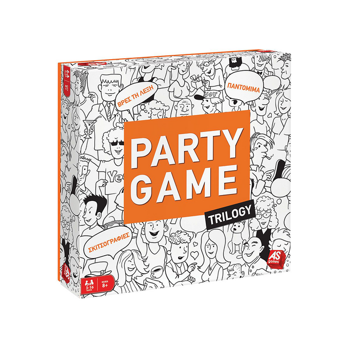 AS COMPANYAS Games Επιτραπέζιο Παιχνίδι Party Game Trilogy Για Ηλικίες 8+ Χρονώνpapell.gr