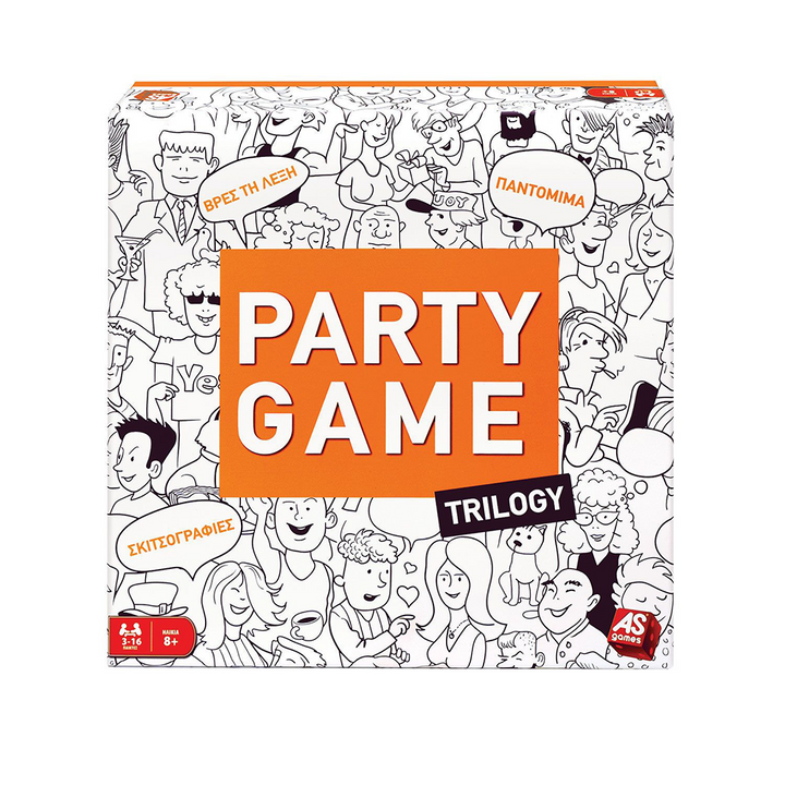 AS COMPANYAS Games Επιτραπέζιο Παιχνίδι Party Game Trilogy Για Ηλικίες 8+ Χρονώνpapell.gr