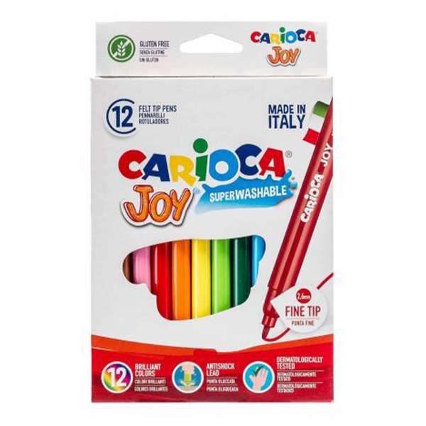 Carioca Joy Μαρκαδόροι 24 Χρώματα 2,6 mm