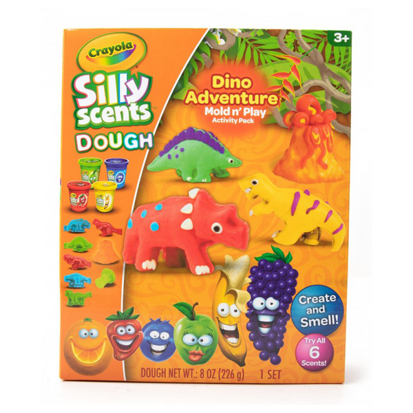 Crayola Silly Scents Dough Playset Dino Adventure