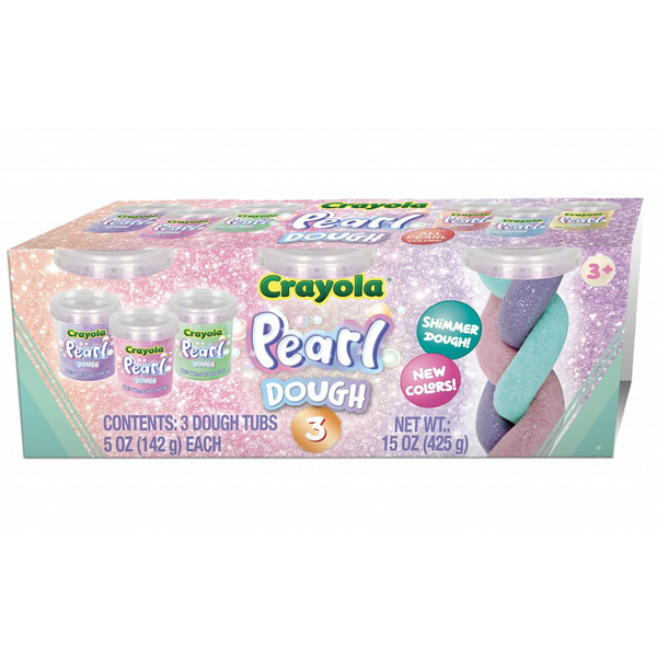 Crayola Silly Scents Pearl Dough Σετ 3 τεμάχια