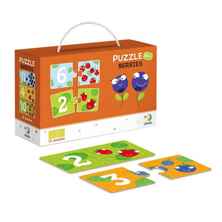 Dodo Puzzle Duo Berries 12 Puzzles