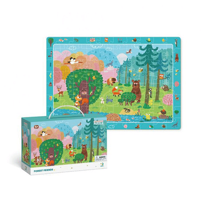 Dodo Observation Puzzle Forest Friends 80Pcs