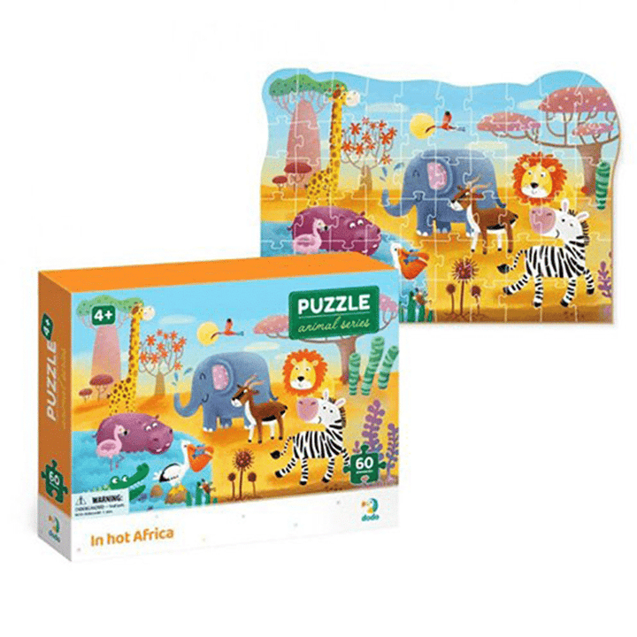 Dodo Puzzle Animal Series– In Hot Africa 60Pcs