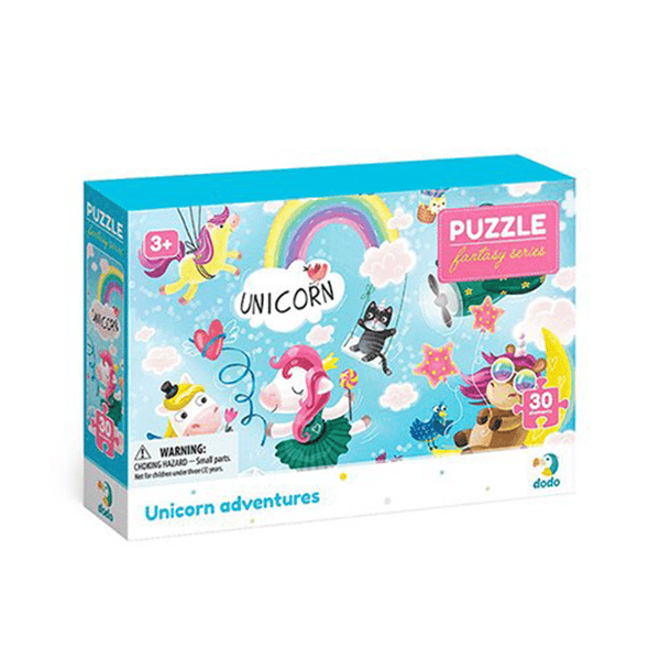 Dodo Puzzle Fantasy Series – Unicorn Adventures 30Pcs