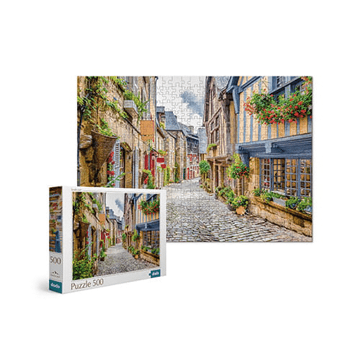 Dodo Puzzle ''Authentic Village, France'' 500Pcs