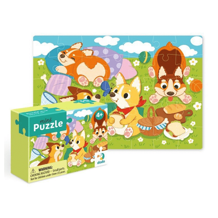 Dodo Mini Puzzle Puppies In The Meadow 35Pcs