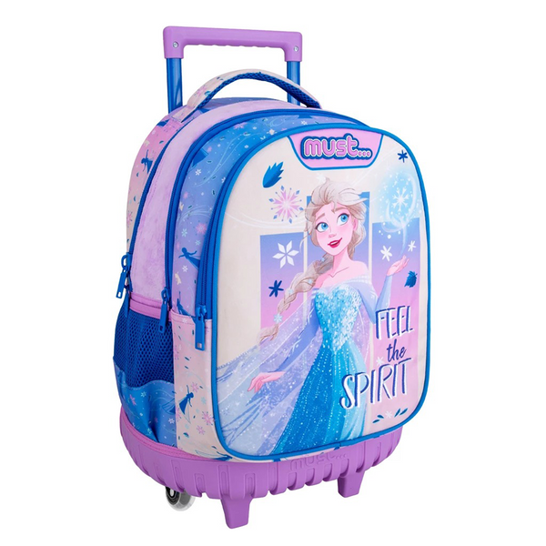 Σχολική Τσάντα Τρόλεϊ Δημοτικού Disney Frozen Feel The Spirit Μ34 x Π20 x Υ44εκ Must