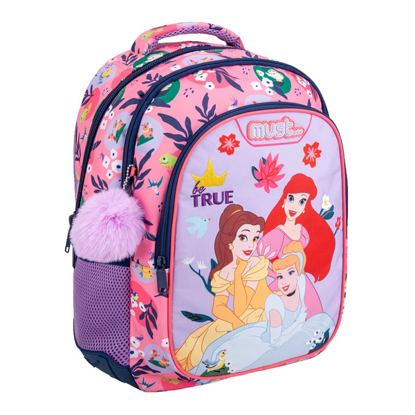 Σχολική Τσάντα Πλάτης Δημοτικού Disney Princess Be True 32ΜX18ΠX43Υ Must