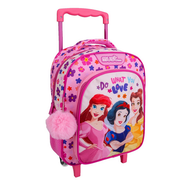 Must Σχολική Τσάντα Τρόλεϊ Νηπίου Disney Princess Do What You Love 27(Μ)x10(Π)x31(Υ) εκ