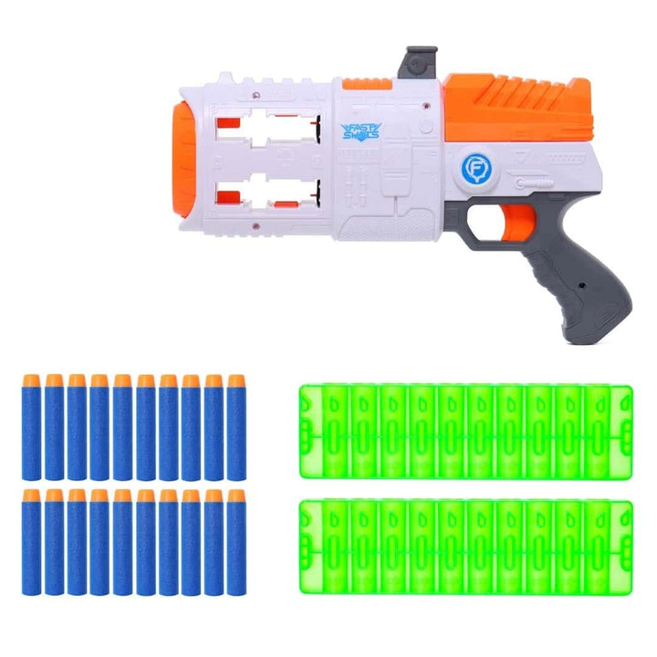 Fast Shots Combat Elite With 20 Foam Darts And 2 Cartridges