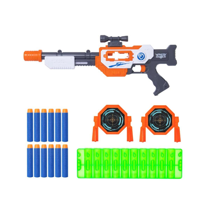 Fast Shots Zephyr Xtreme With 12 Foam Darts And 2 Targets