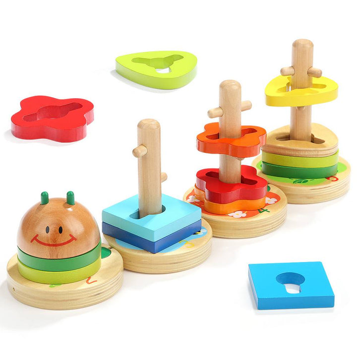 Top Bright Caterpillar Stacking Set