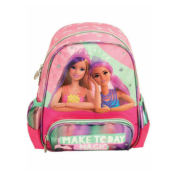 Gim Σχολική Τσάντα Πλάτης Νηπίου Mini Barbie Think Sweet 25(Μ)χ15(Π)χ30(Υ) εκ