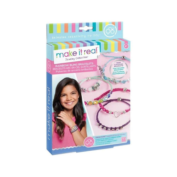 Make It Real Rainbow Bling Bracelets