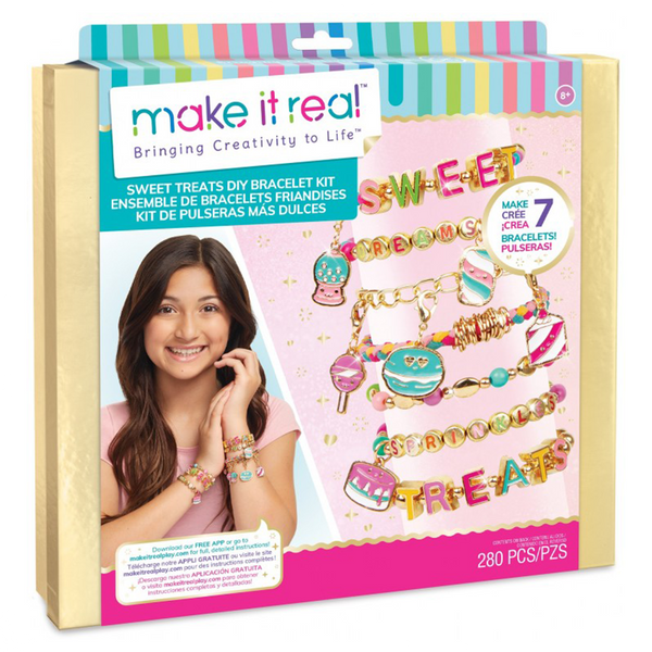 Make It Real Jewellery  Sweet Treats Diy Bracelet Kit