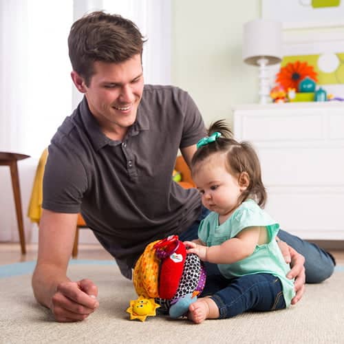 Lamaze Grab &Amp; Hide Ball – Μπαλα Με Κρυφες Δραστηριοτητες Lc27150