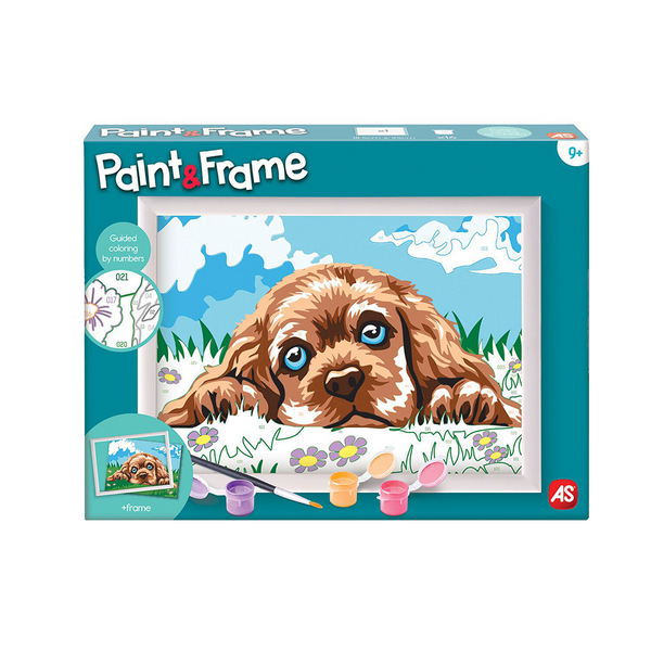 Paint & Frame Ζωγραφίζω Με Αριθμούς Loving Puppy