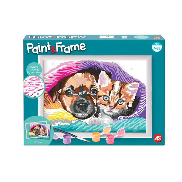 Paint & Frame Ζωγραφίζω Με Αριθμούς Sweet Friendship Για Ηλικίες 9+ Χρονών