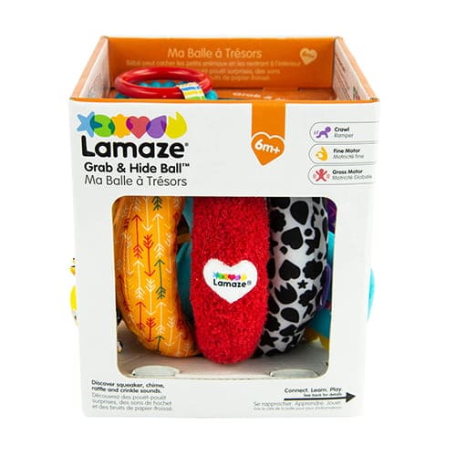 Lamaze Grab &Amp; Hide Ball – Μπαλα Με Κρυφες Δραστηριοτητες Lc27150