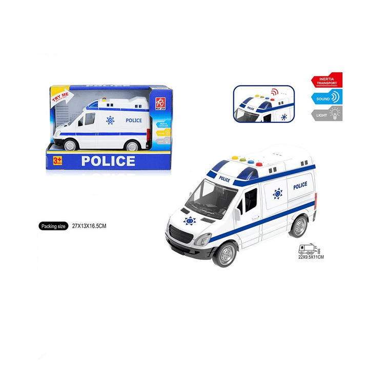 Οχημα Police Van 22Cm Με Φωτα Και Ηχους