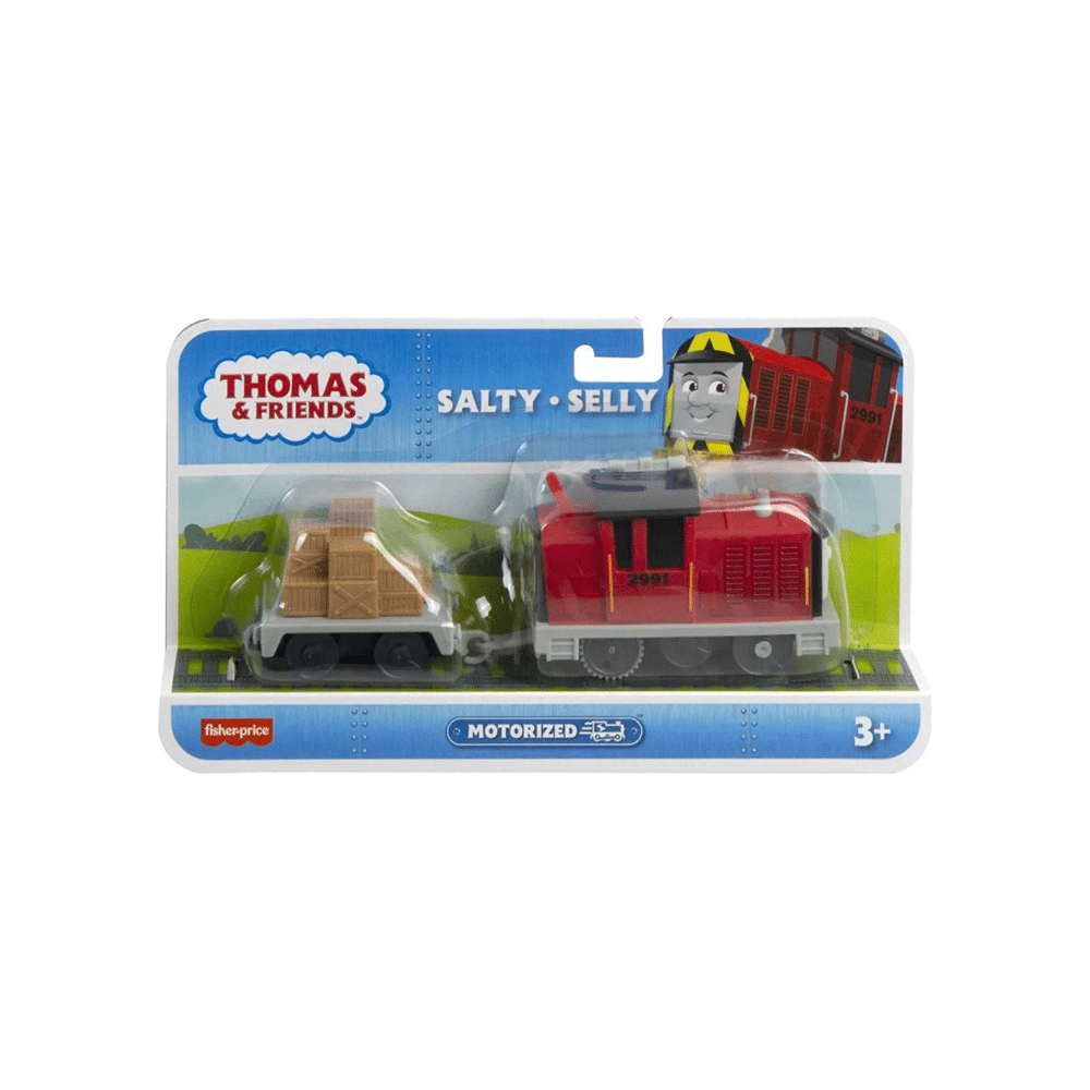 Fisher Price Thomas &Amp; Friends Μηχανοκινητα Τρενα Με Βαγονι Salty Selly