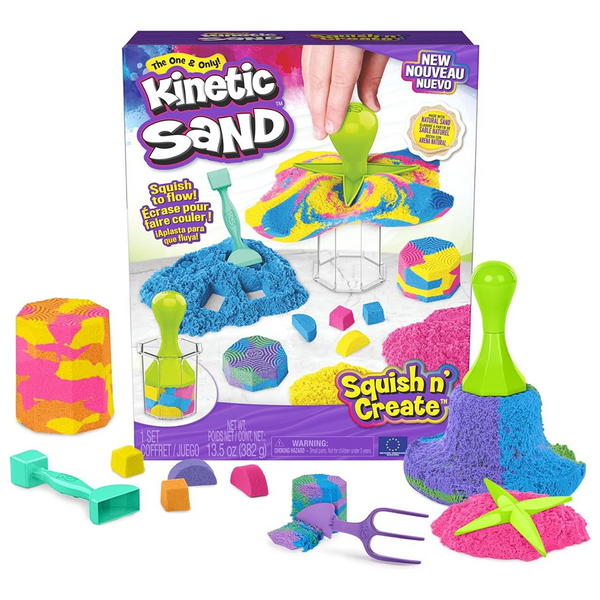 Spin Master Kinetic Sand: Sqish N' Create