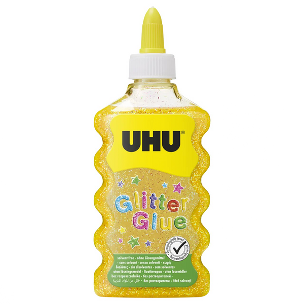 Uhu Glitter Glue Χρυσό 177 ml