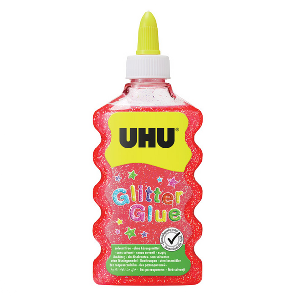 Uhu Glitter Glue Κόκκινο 177 ml